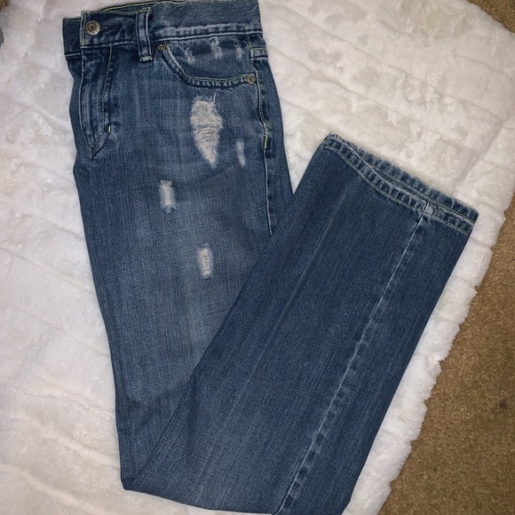 Old Navy Jeans Old Navy Distressed Boycut Denim Jeans Poshmark